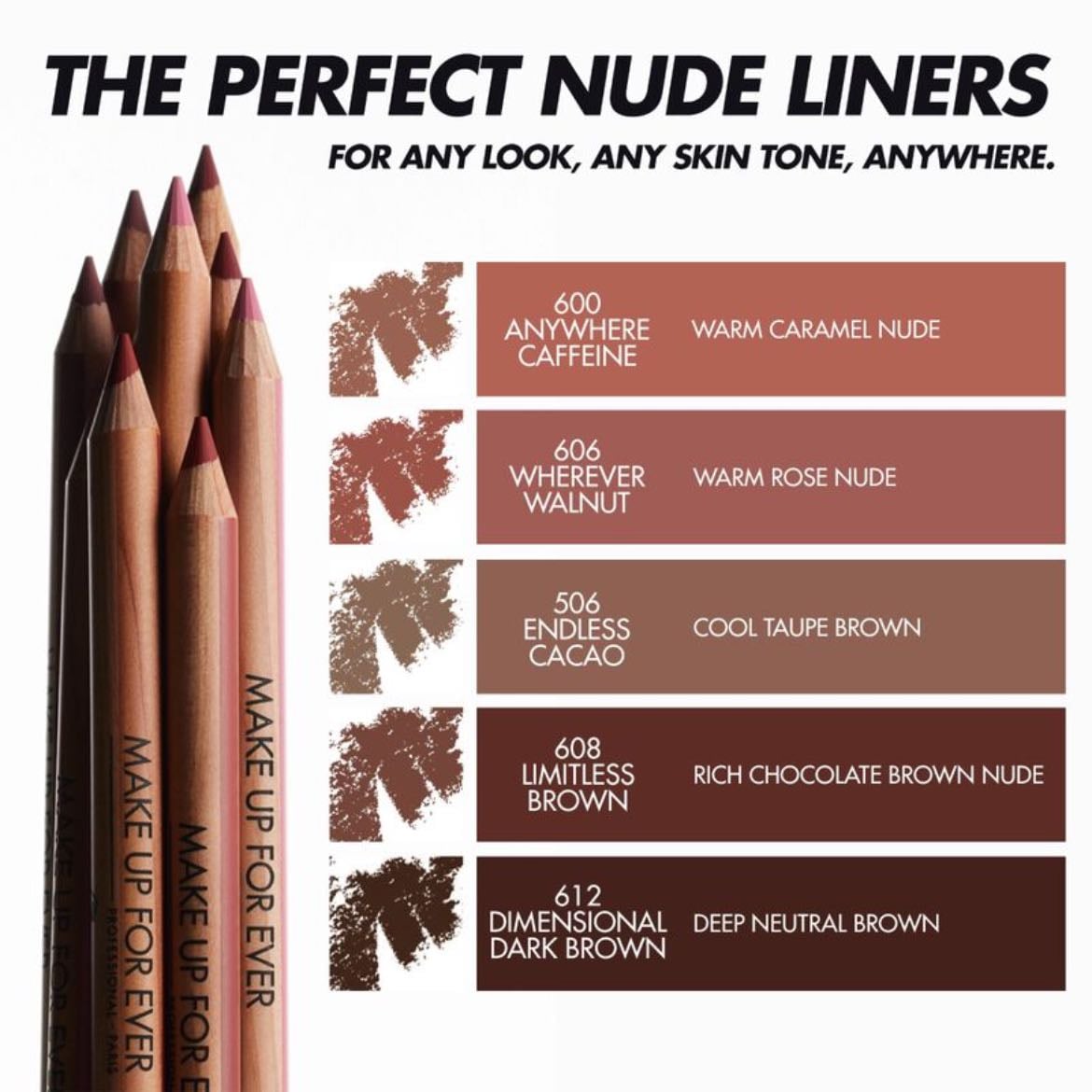 Lip contour 608, 506, 600 - Make up forever