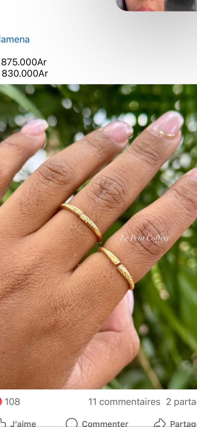 Bague vangovango or