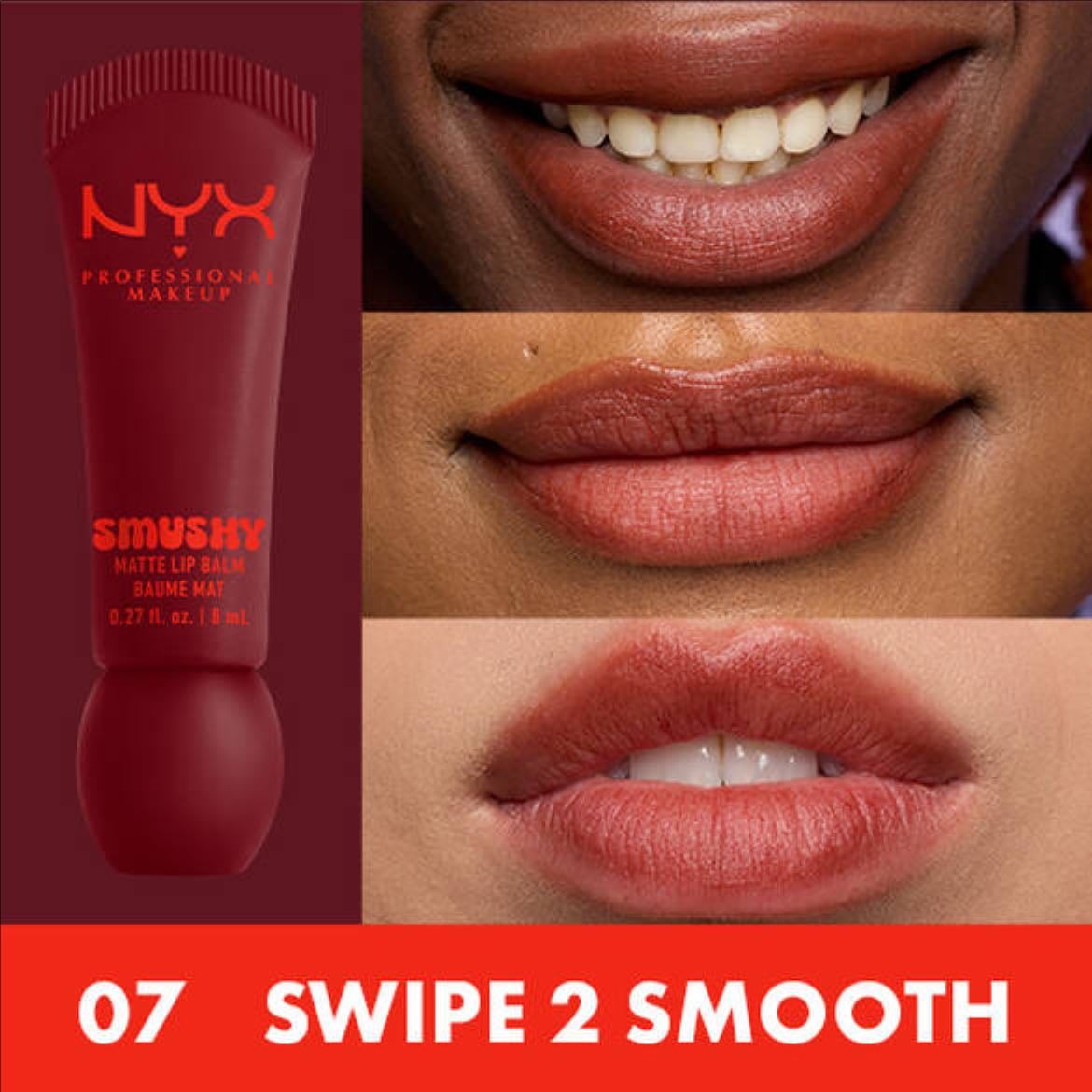 Nyx Smushy swipe 2 smooth