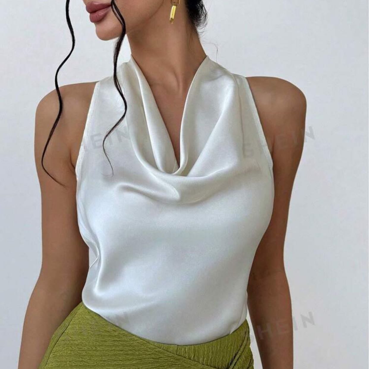 Blusa cuello de corbata - 31468250