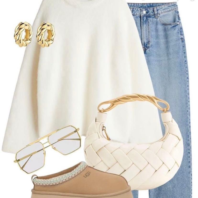 Jeans and sweather