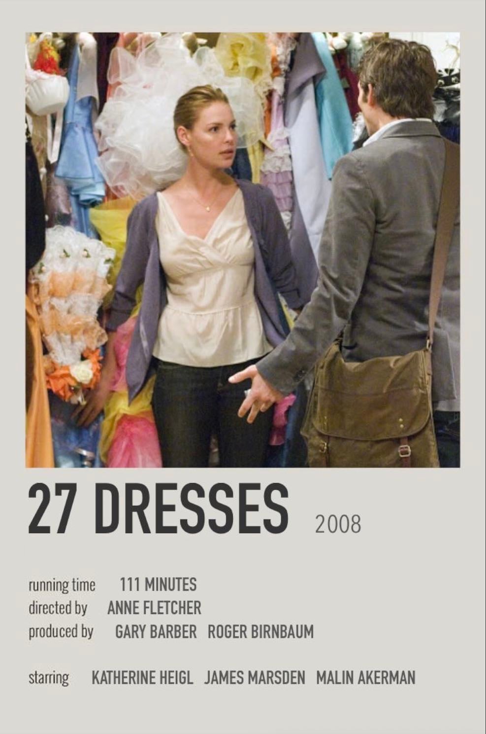 11. 27 dresses - odio a su hermana, la amo a ella.