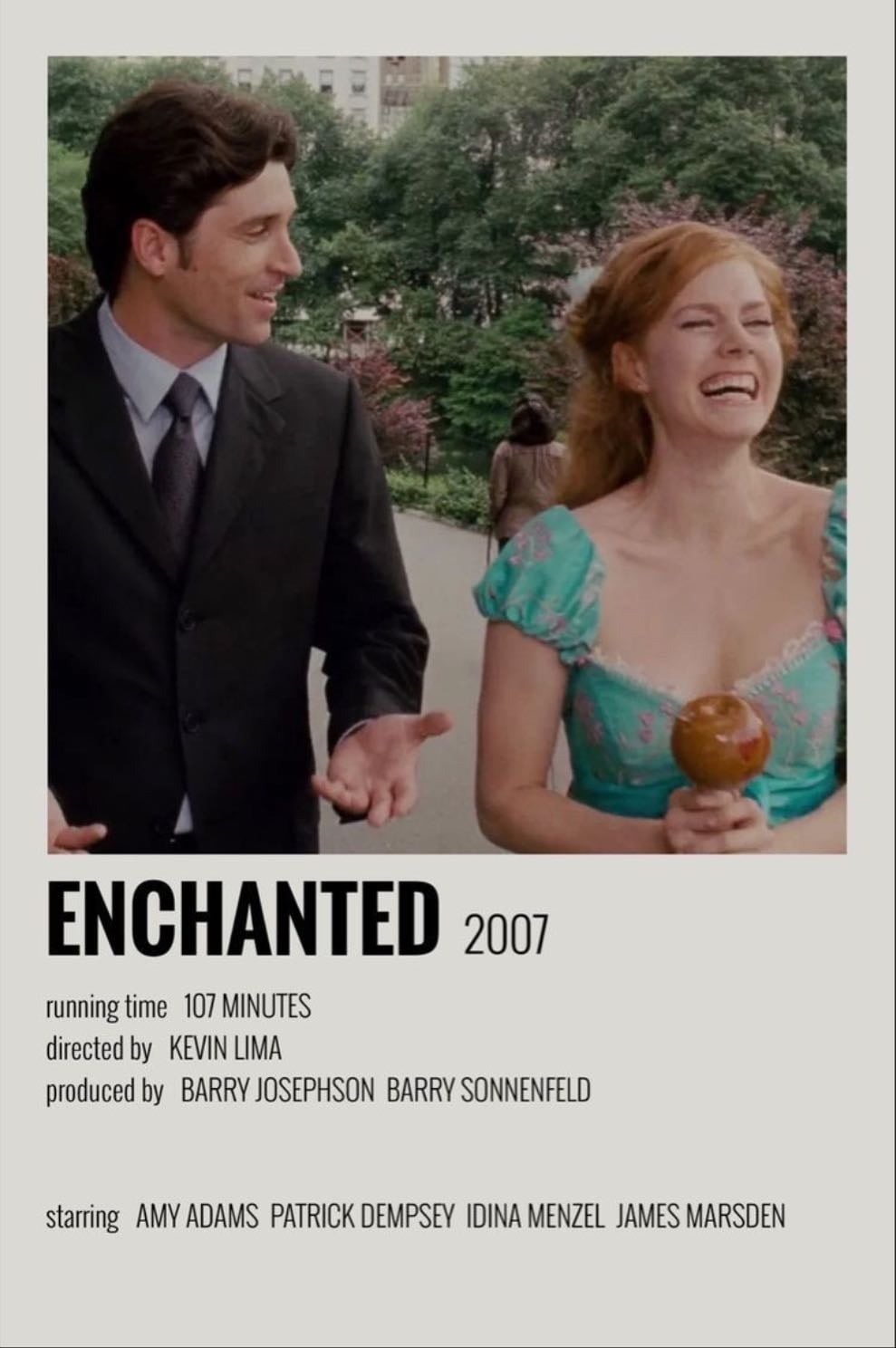 13. enchanted - simplemente encantada.