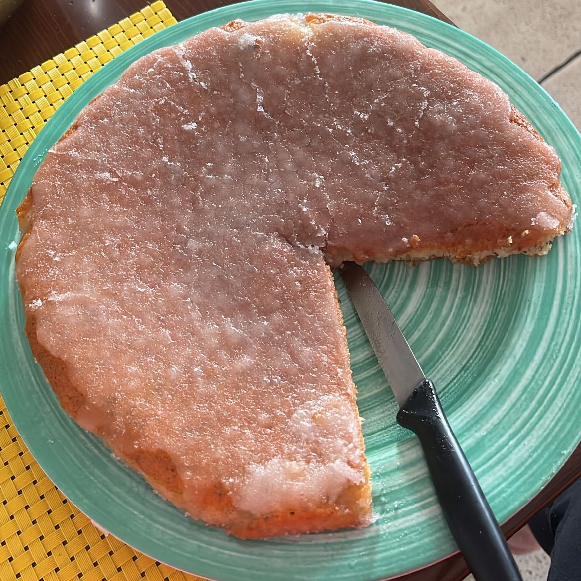 Bizcocho de limón y chia