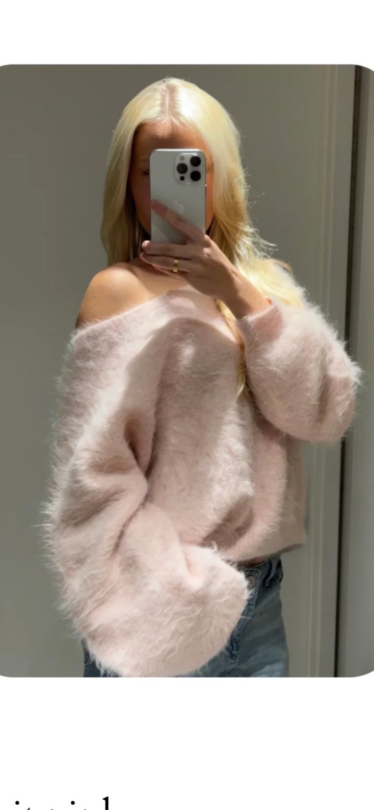 Maglione rosa fluffly - Stupendo lo voglio dall’anno scorso!