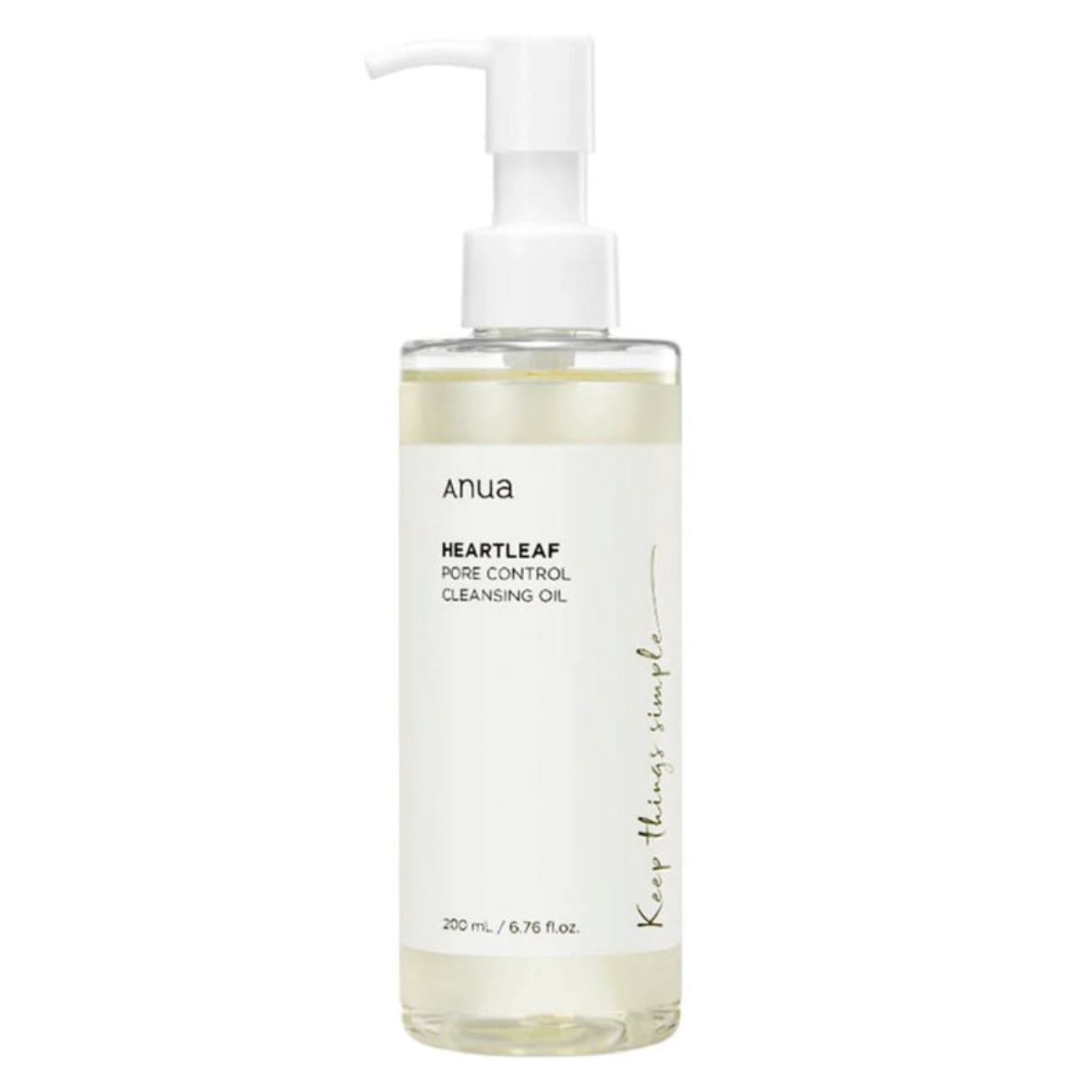 Anua Heartleaf - Pore control cleansing oil - Primer paso para la limpieza profunda