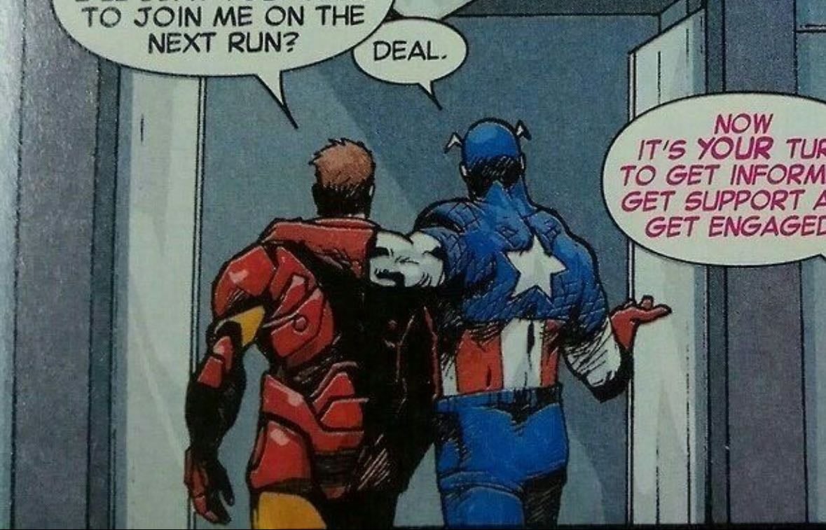 Steve / Tony - Marvel