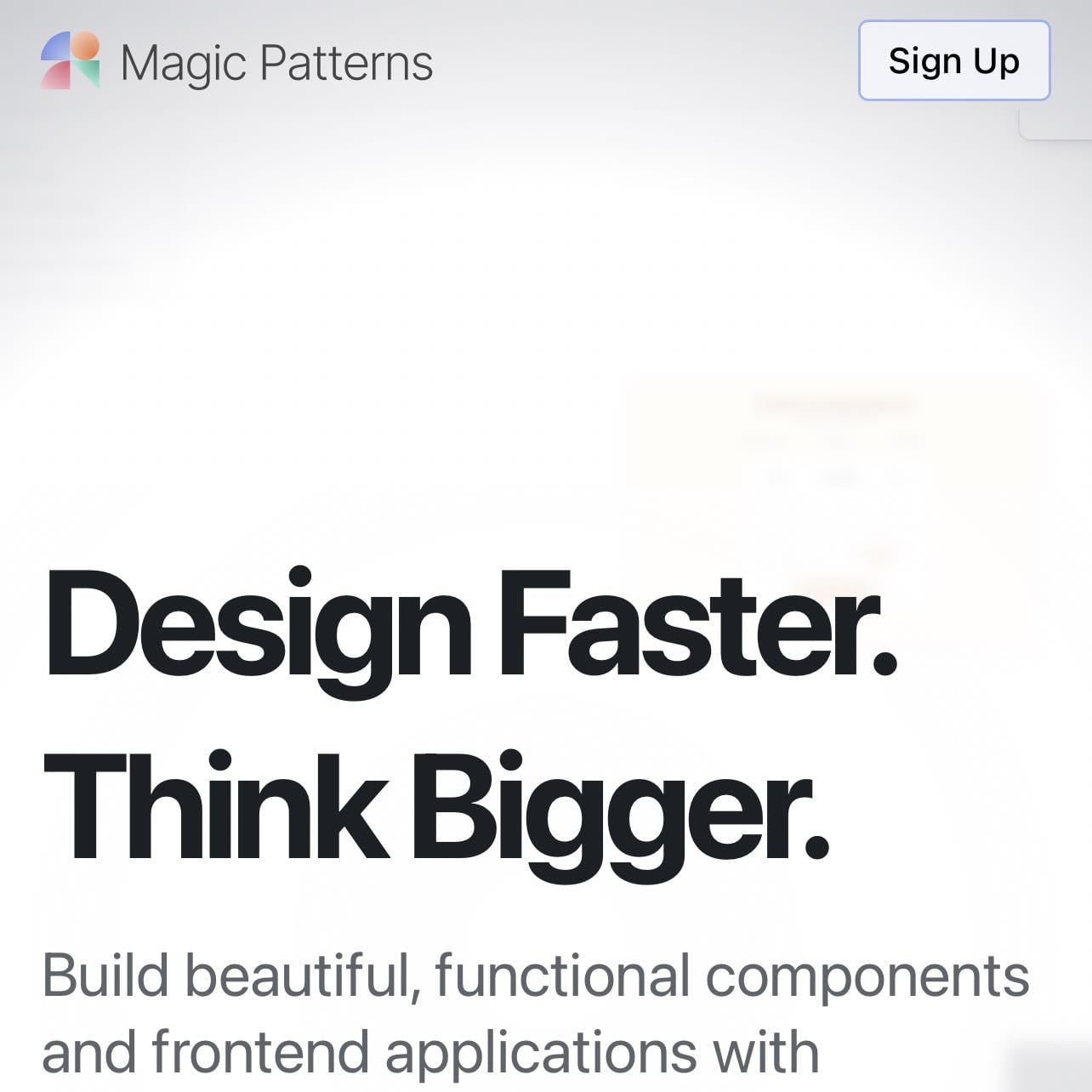 Magic Patterns - Gen AI tools for design and prototyping