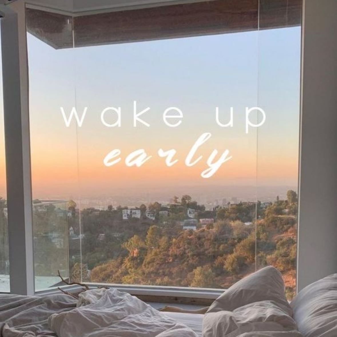 Despertar 6AM - Despertar temprano nos ayuda a aprovechar mejor nuestro día, podemos crear una rutina mañanera que nos motive a despertar antes y así cumplir el hábito.