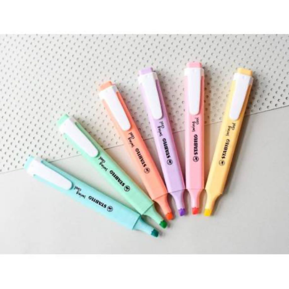 Subrayadores pastel