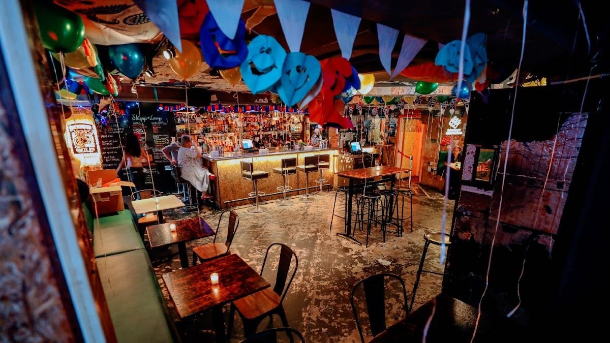 Skinny's Lounge - LAST spot. Chaos, you’ll bump into at least 5 people you know.