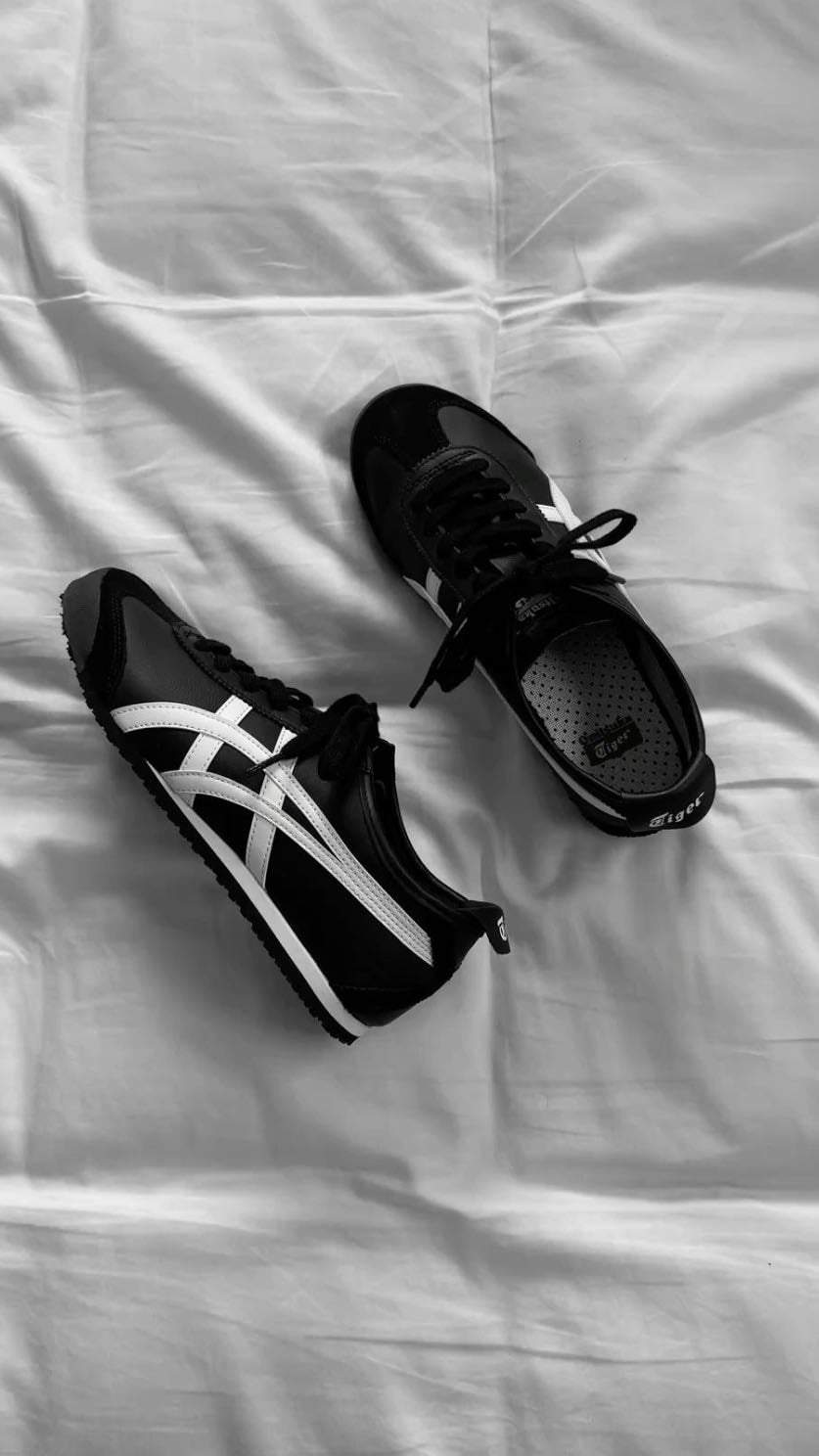 black white