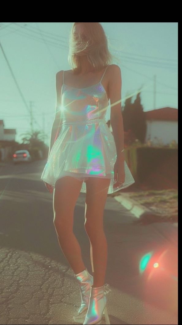Iridescent clothes
