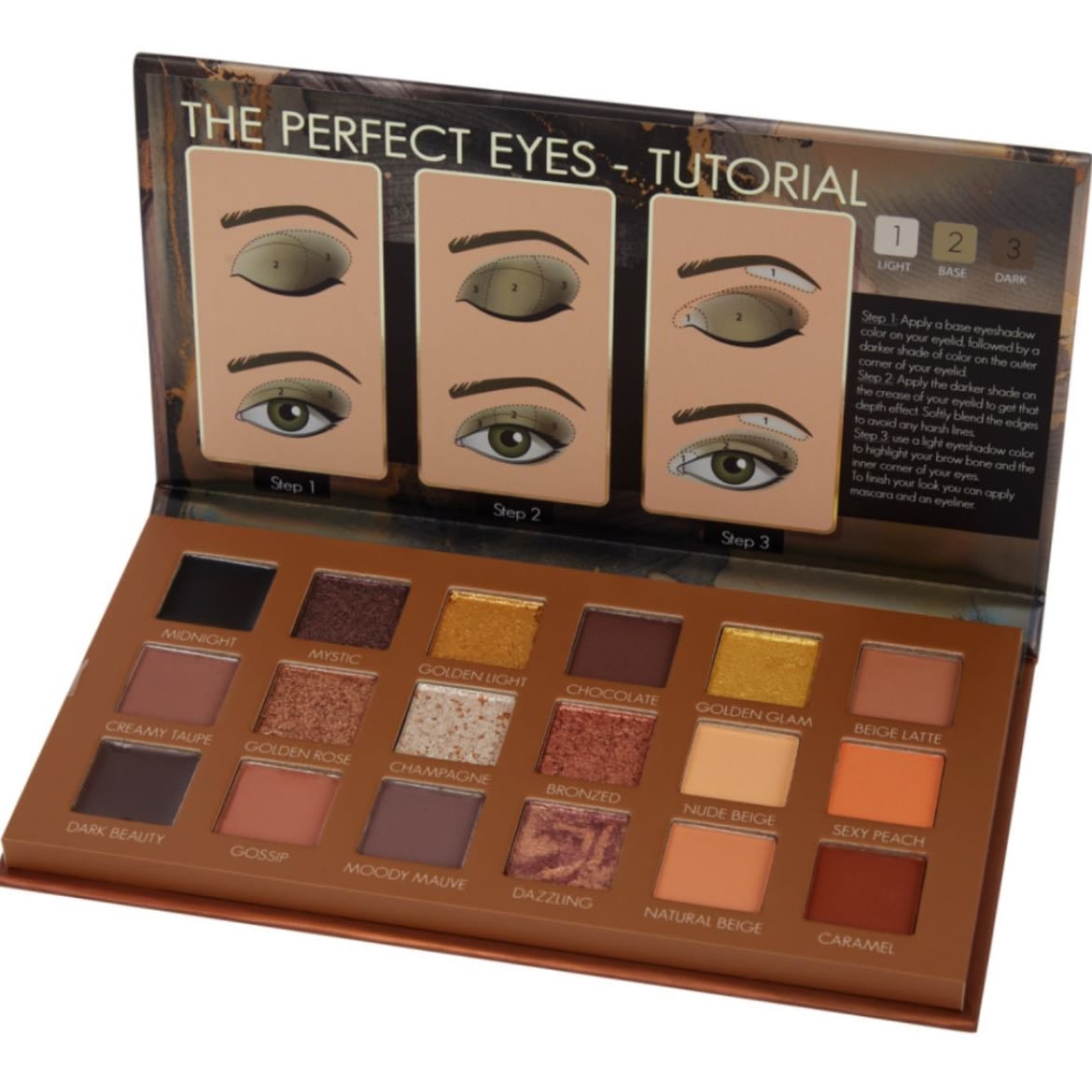 Fab Factory โDelegateโ Eyeshadow Palette - I mostly use the brown shades