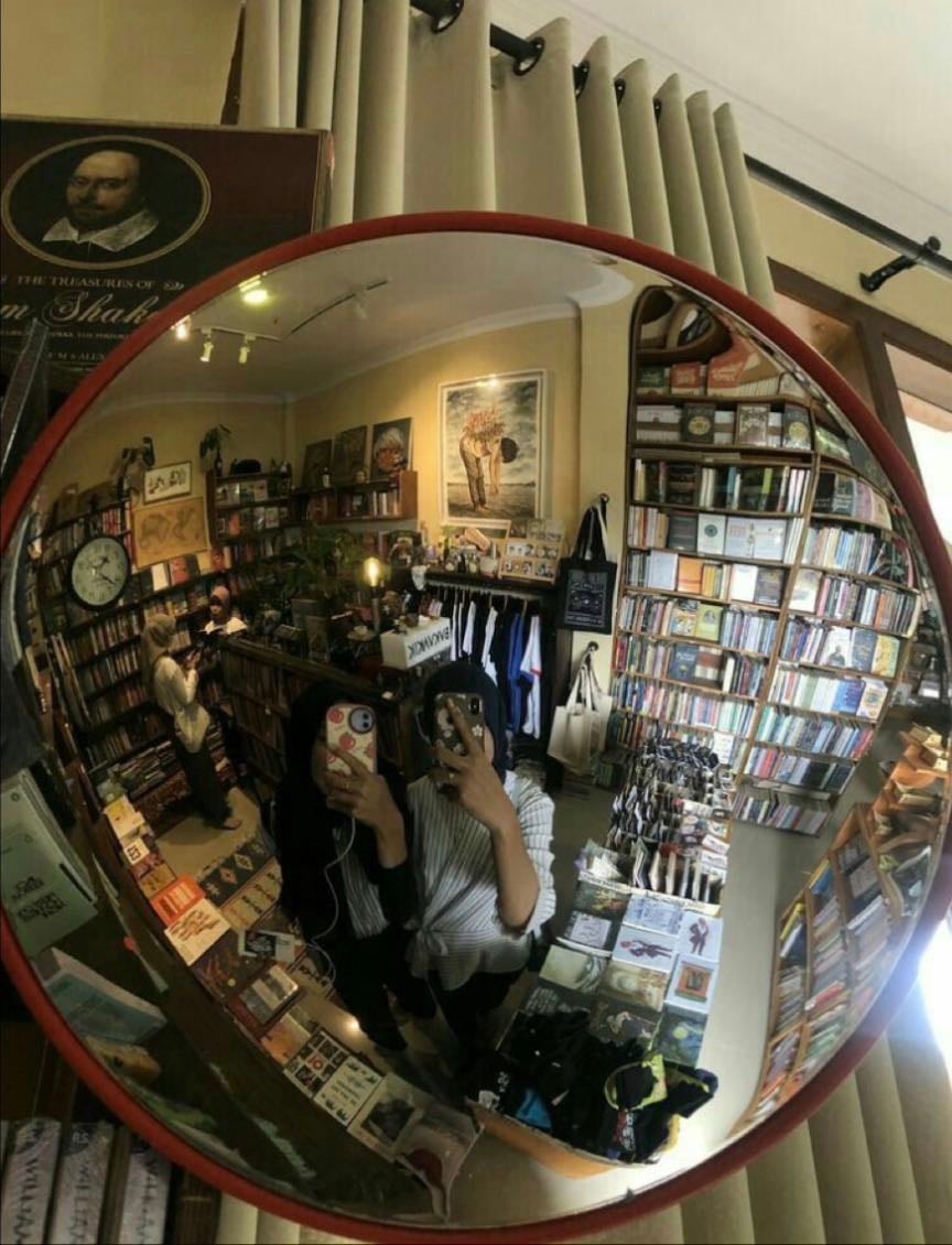 rounded mirror