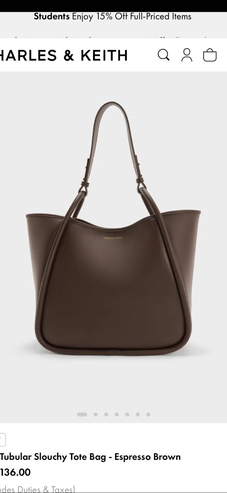 Charles & Keith “Lyla” - bag for university
