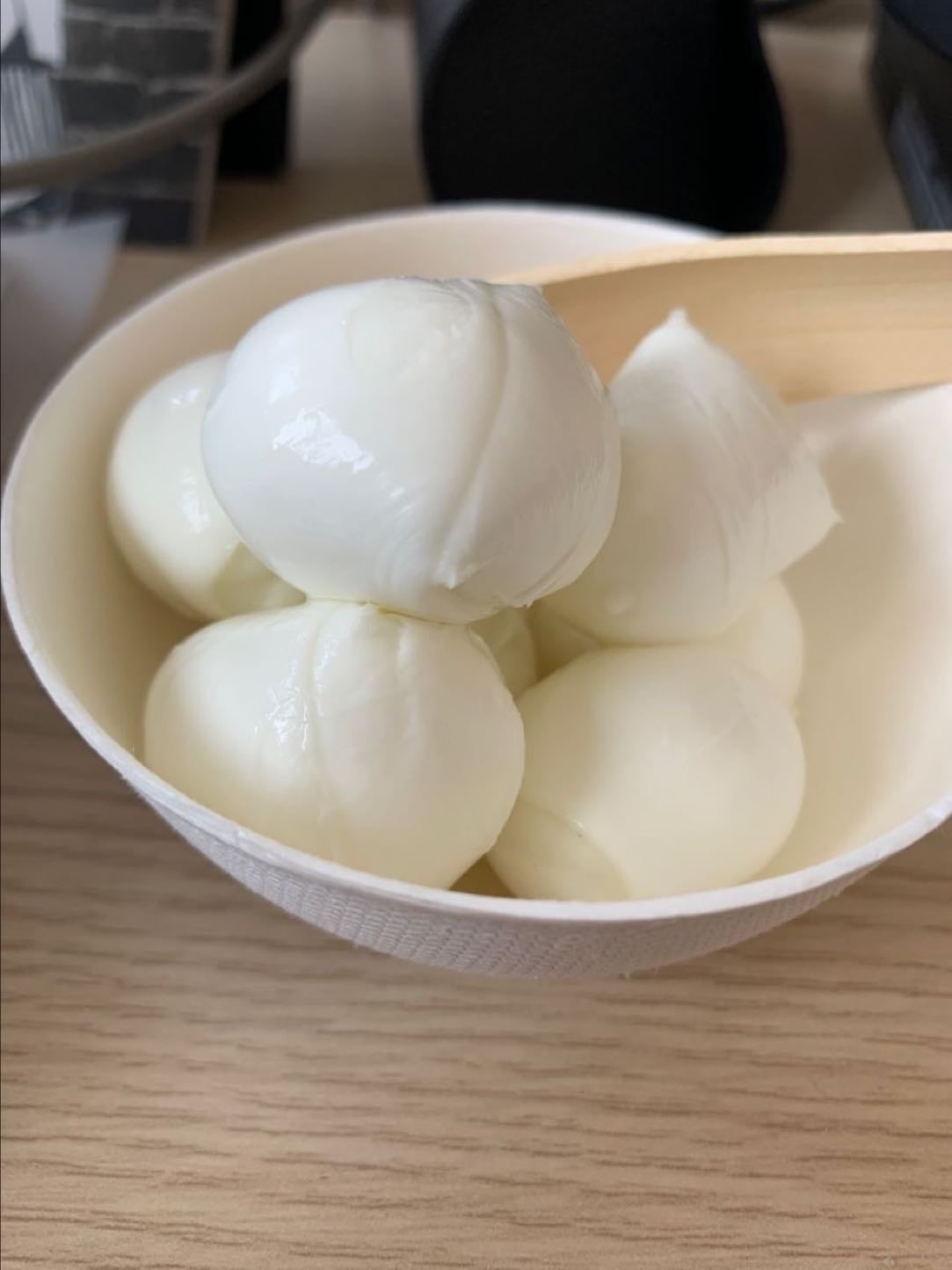 Homemade mozzarella