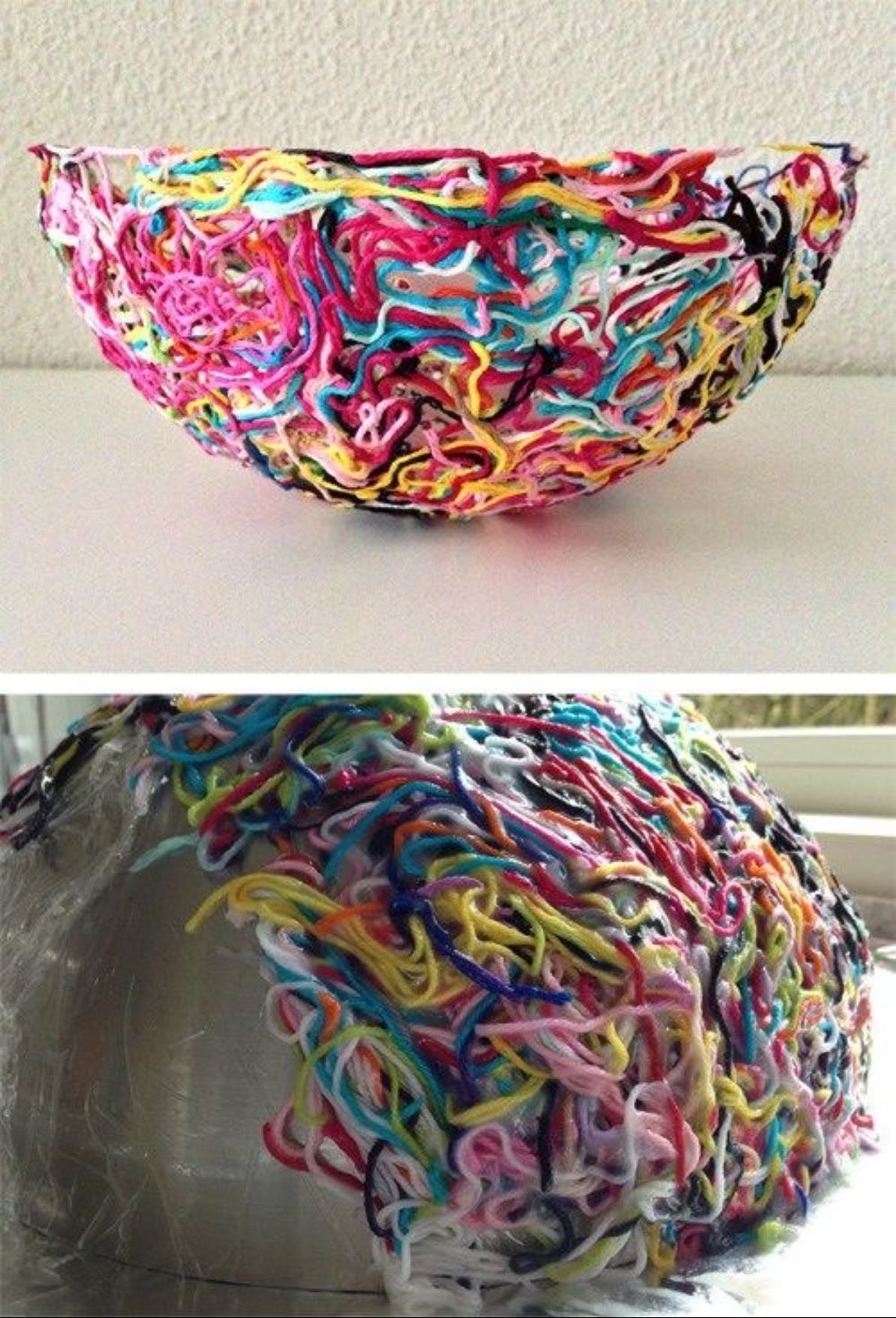 Yarn wrapping crafts 🧶