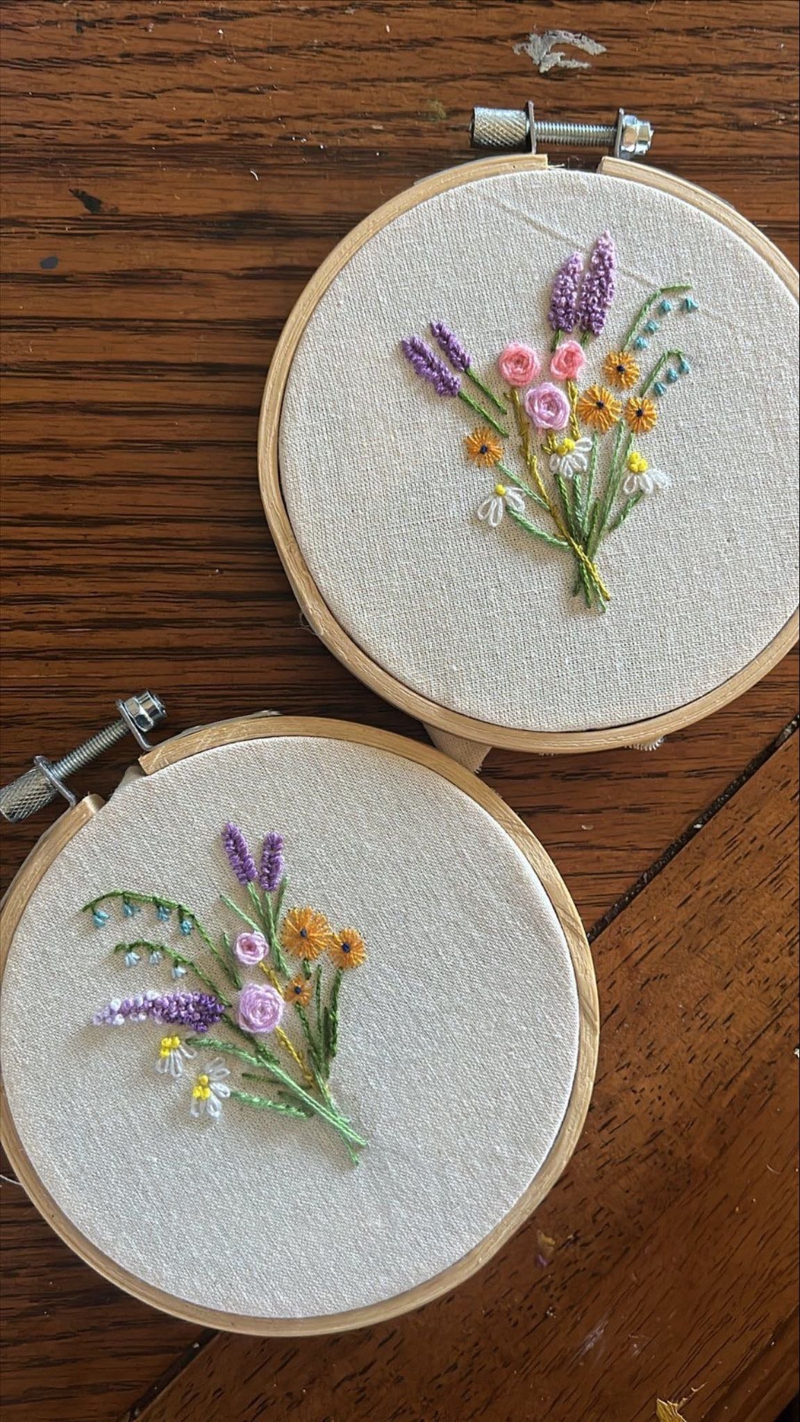 Hoop art embroidery 🧵