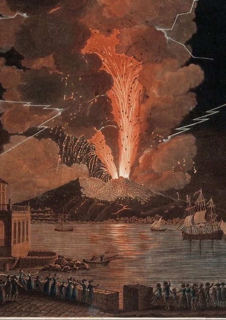 The Eruption of Mt Vesuvius