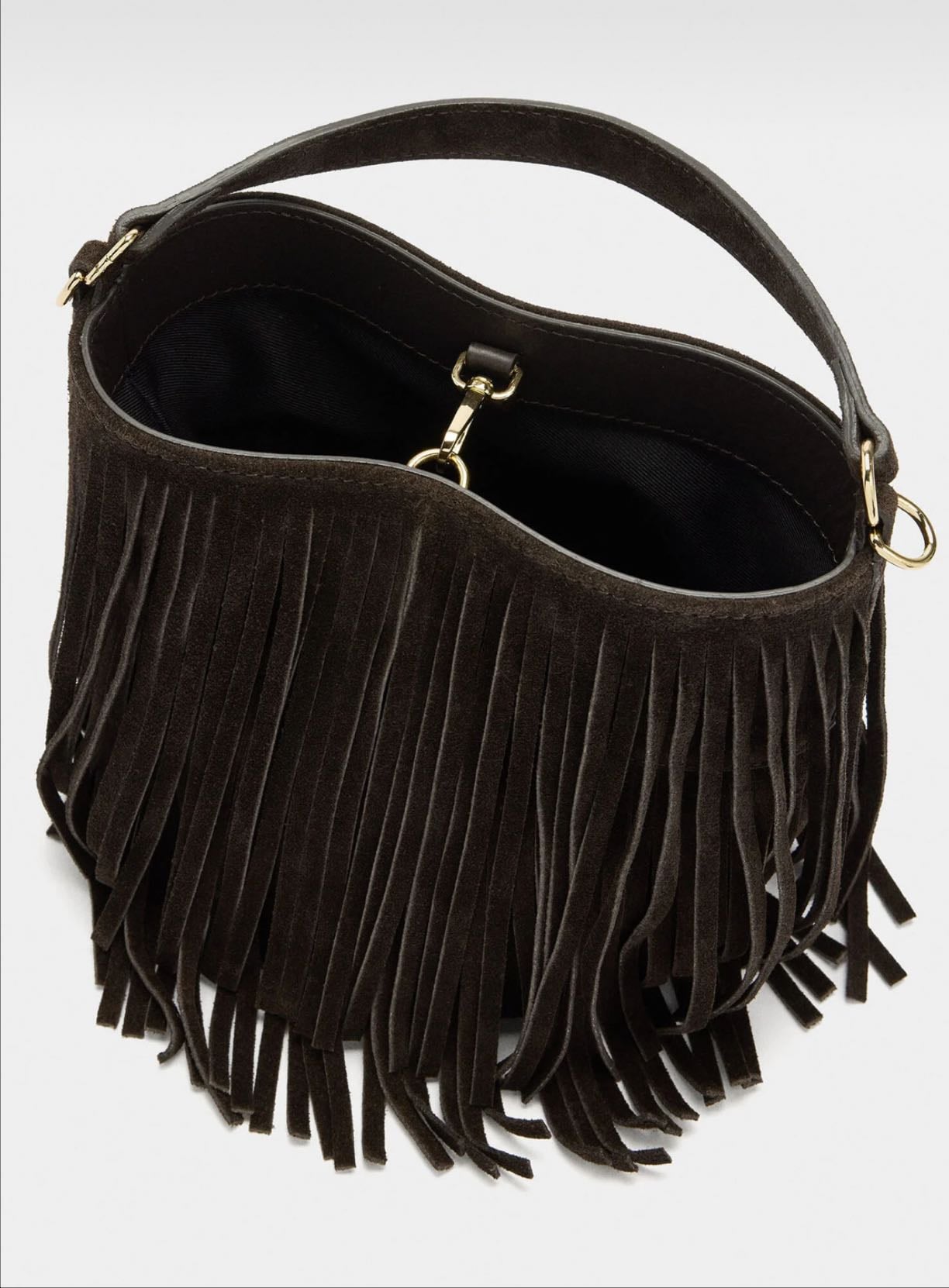 Leather Bag (Fringes) by Parfois - Similar to a bag I want from them but had more metallic design