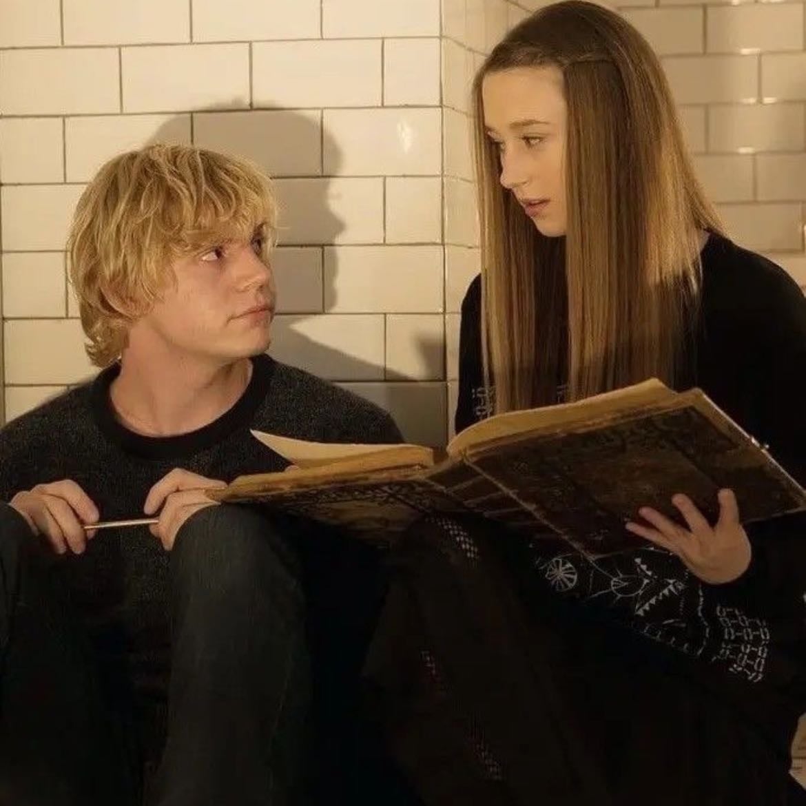 Tate Langdon and Violet Harmon