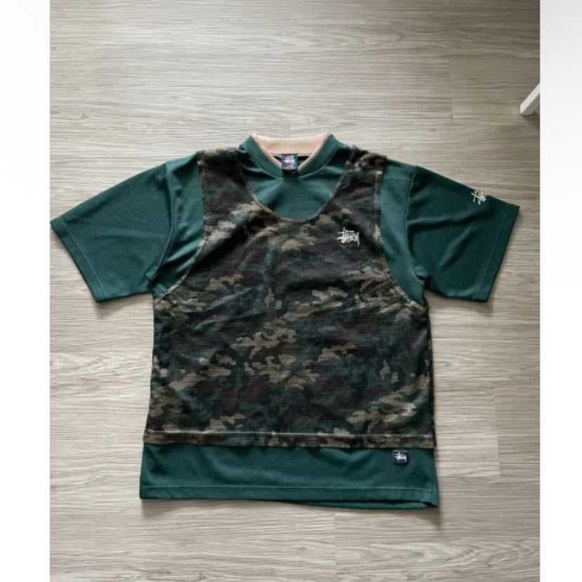 Polo stüssy camo - Grailed