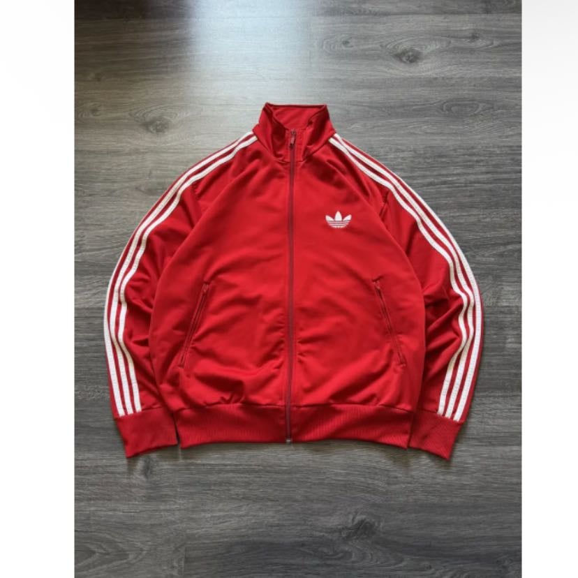 Veste Adidas rouge - Grailed