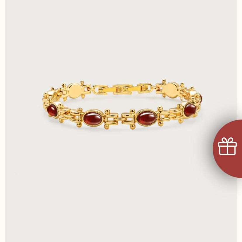 Bracelet rubis or