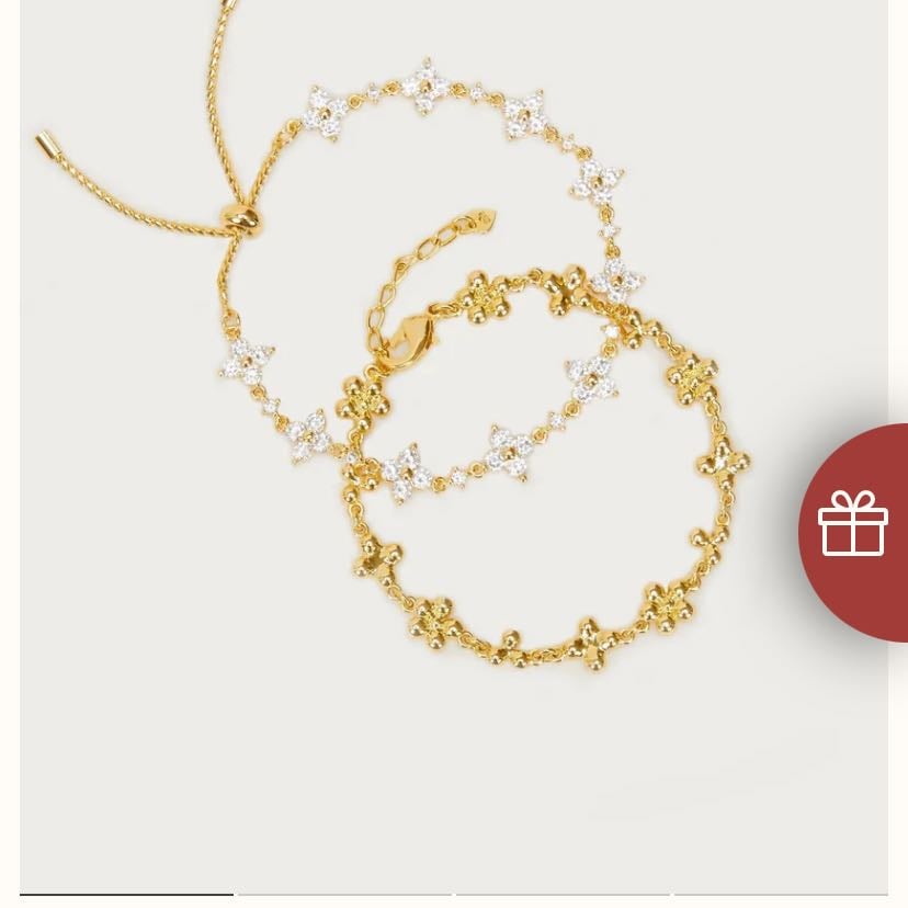 2 bracelets or étoile