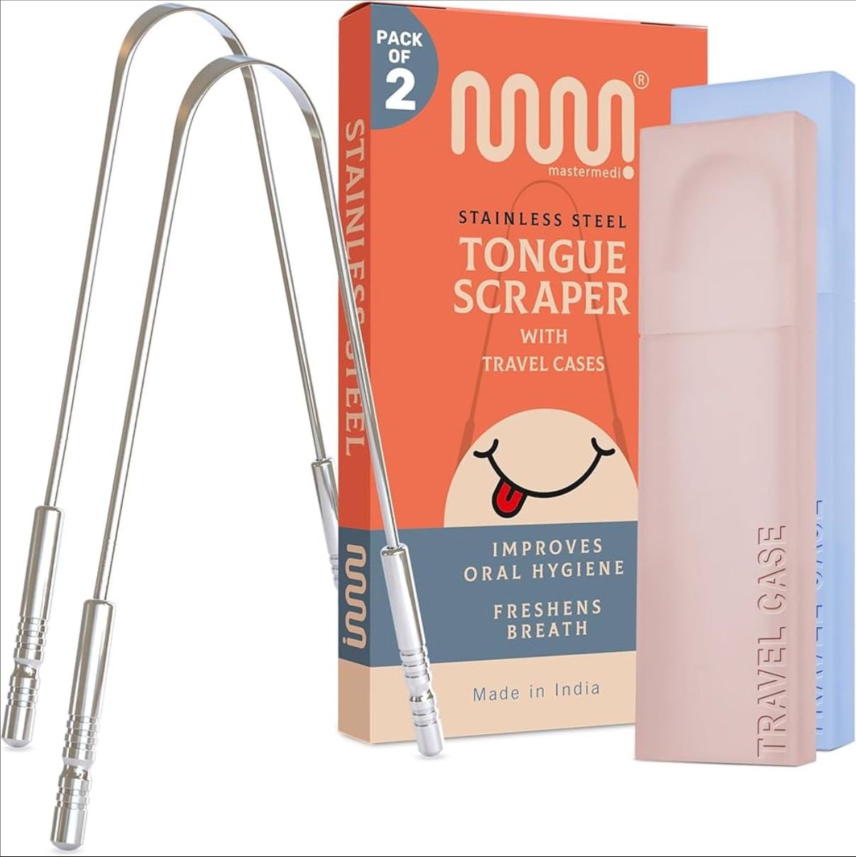 Use tounge scraper - Tounge scrapers help with bad breath, improve your sense of taste, and makes your tounge less white.
