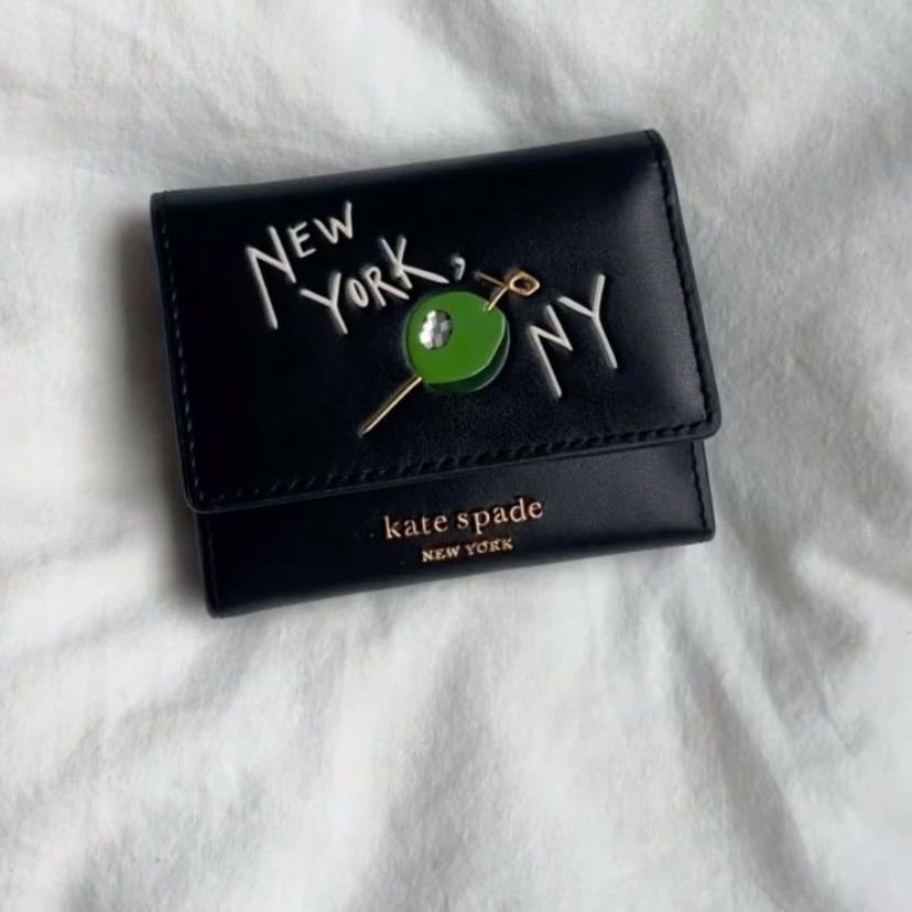 Kate Spade Matchbox Black Wallet - Vintage