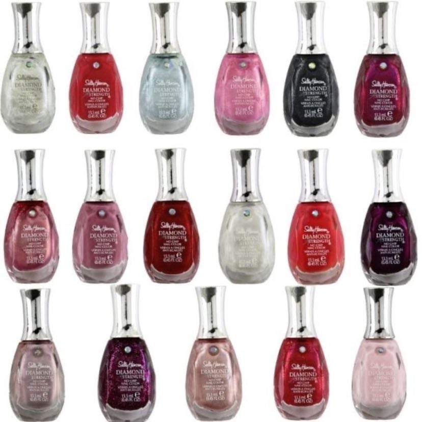 Sally Hansen Diamond Strenth Polish - Colors: Wedding Crasher, Engagement Bling, Mauve of Honor, Flower Girl,
