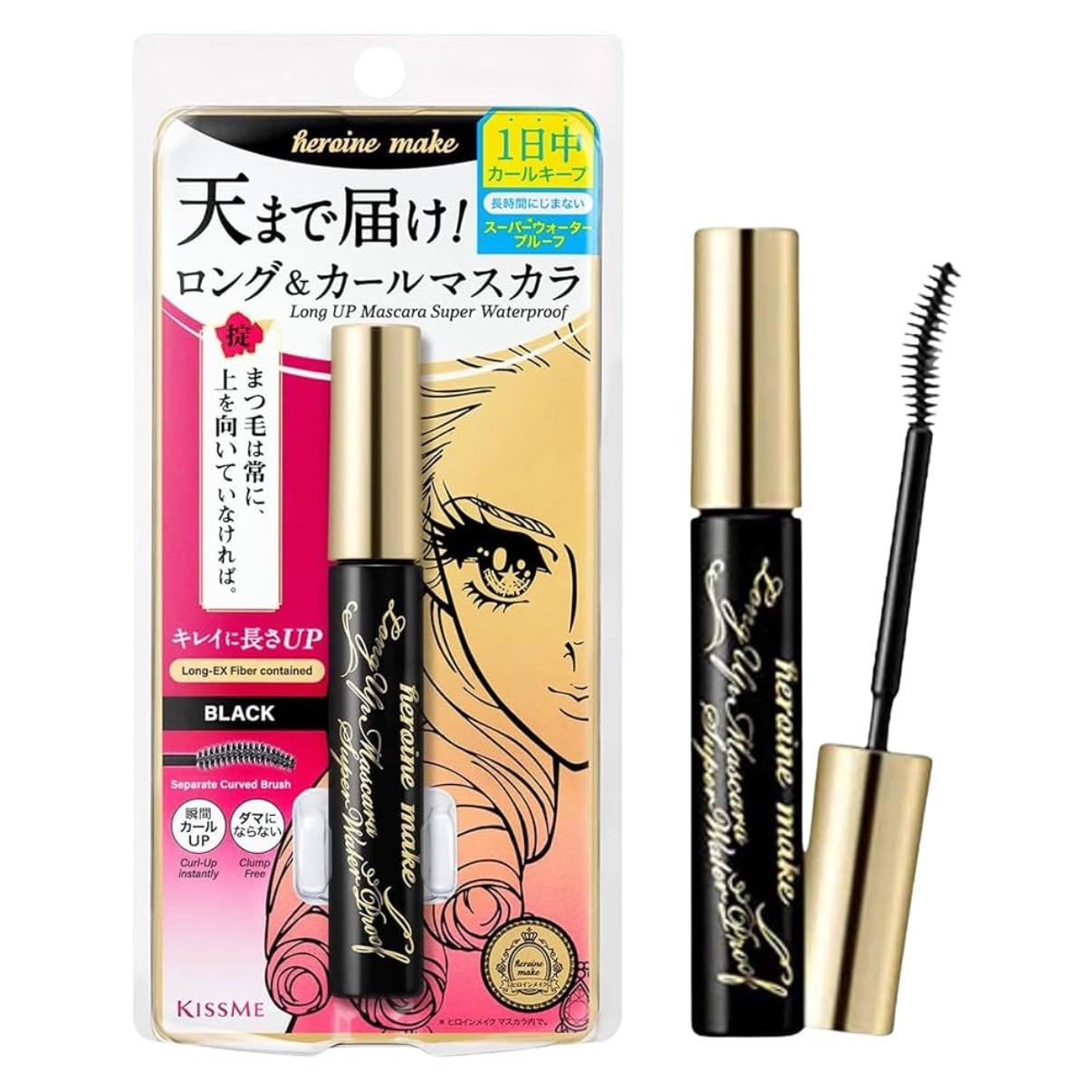 Kiss Me Heroine Volume & Curl Mascara