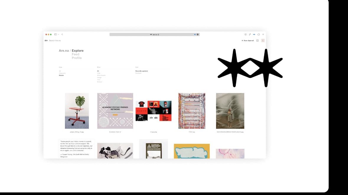 Are.na - Gran sitio web para creativos destacó este artista que me encantó: @glyvees su ig
