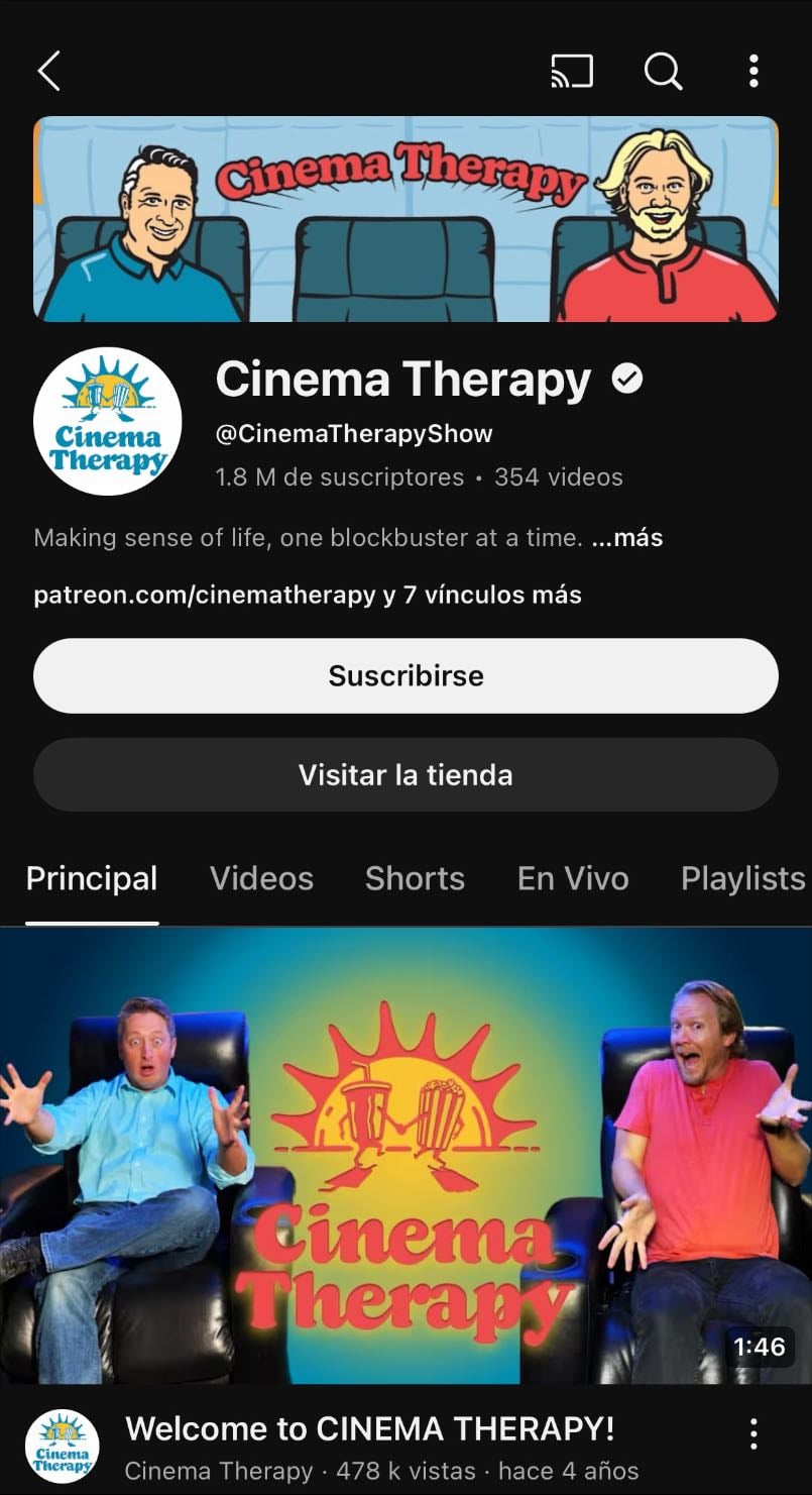 Cinema therapy