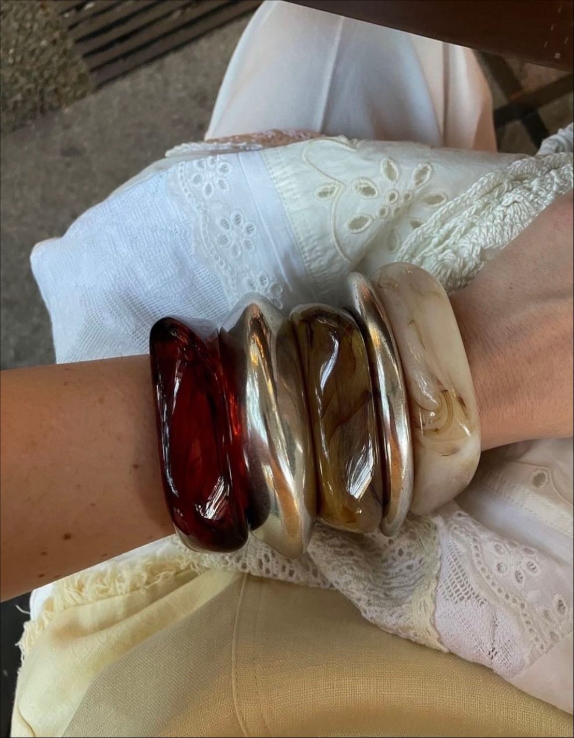 Chunky bracelets