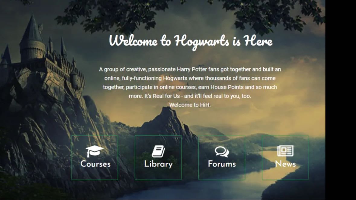 Hogwarts is here