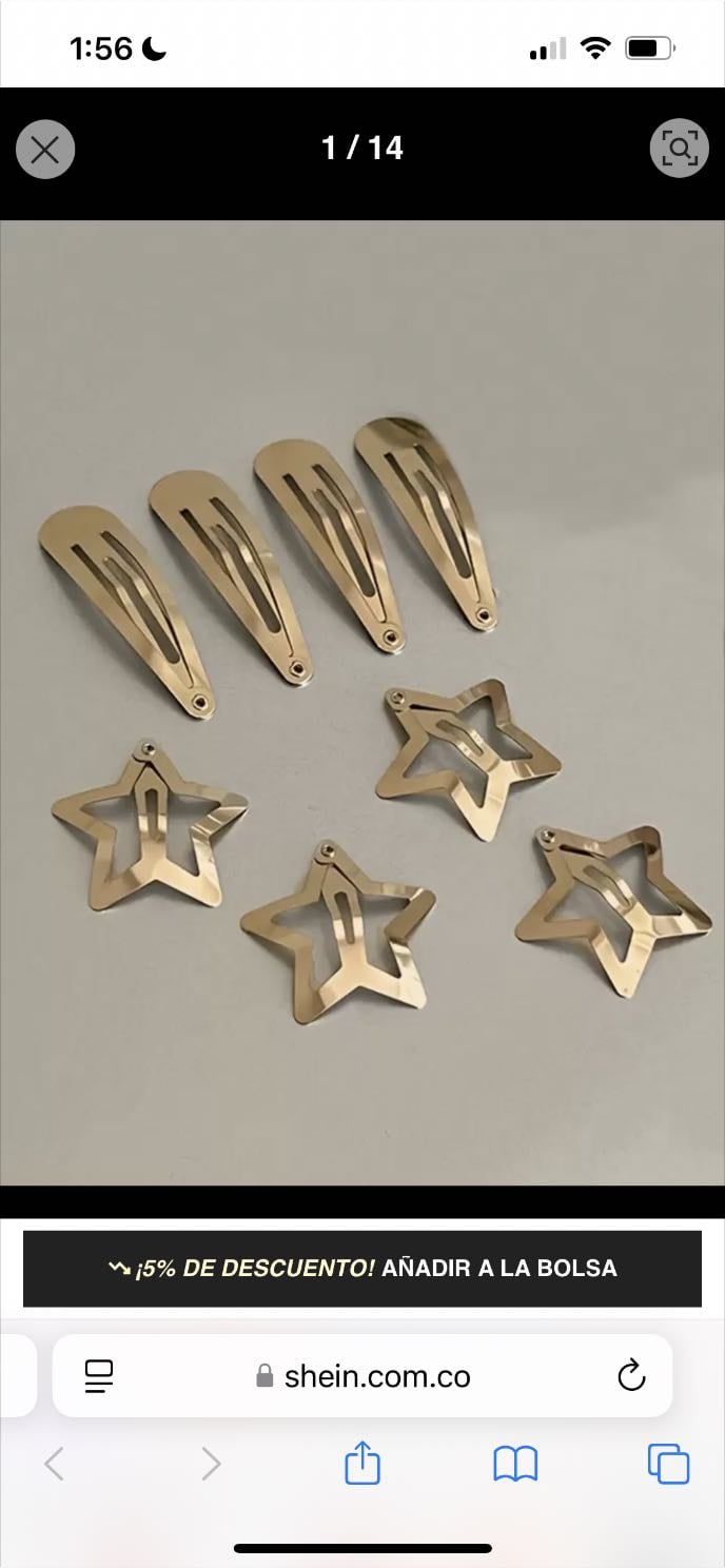 Ganchos dorados