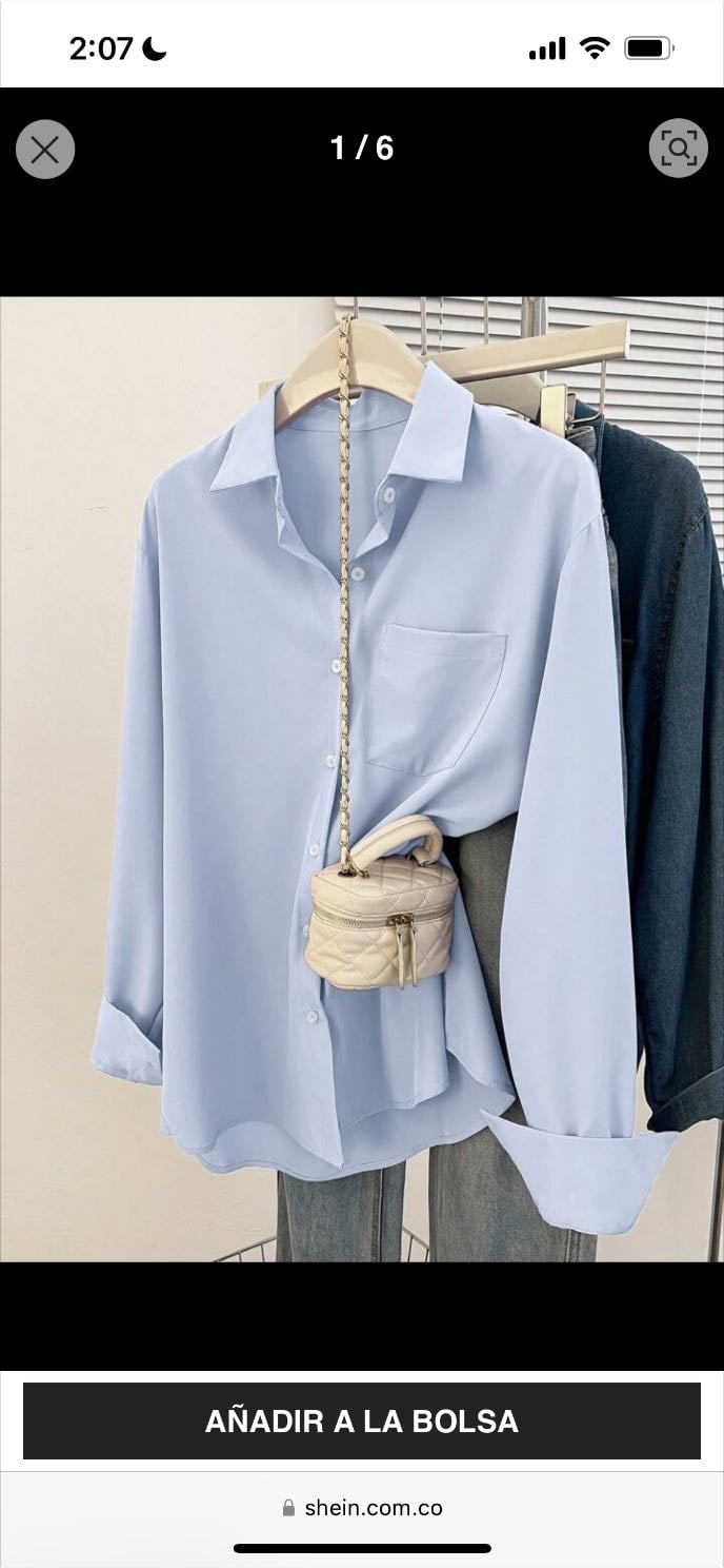 INAWLY Blusa Suelta De Mujer Informal De Un Solo Color Con Hombros Caídos, Camisa De Manga Larga De Otoño
