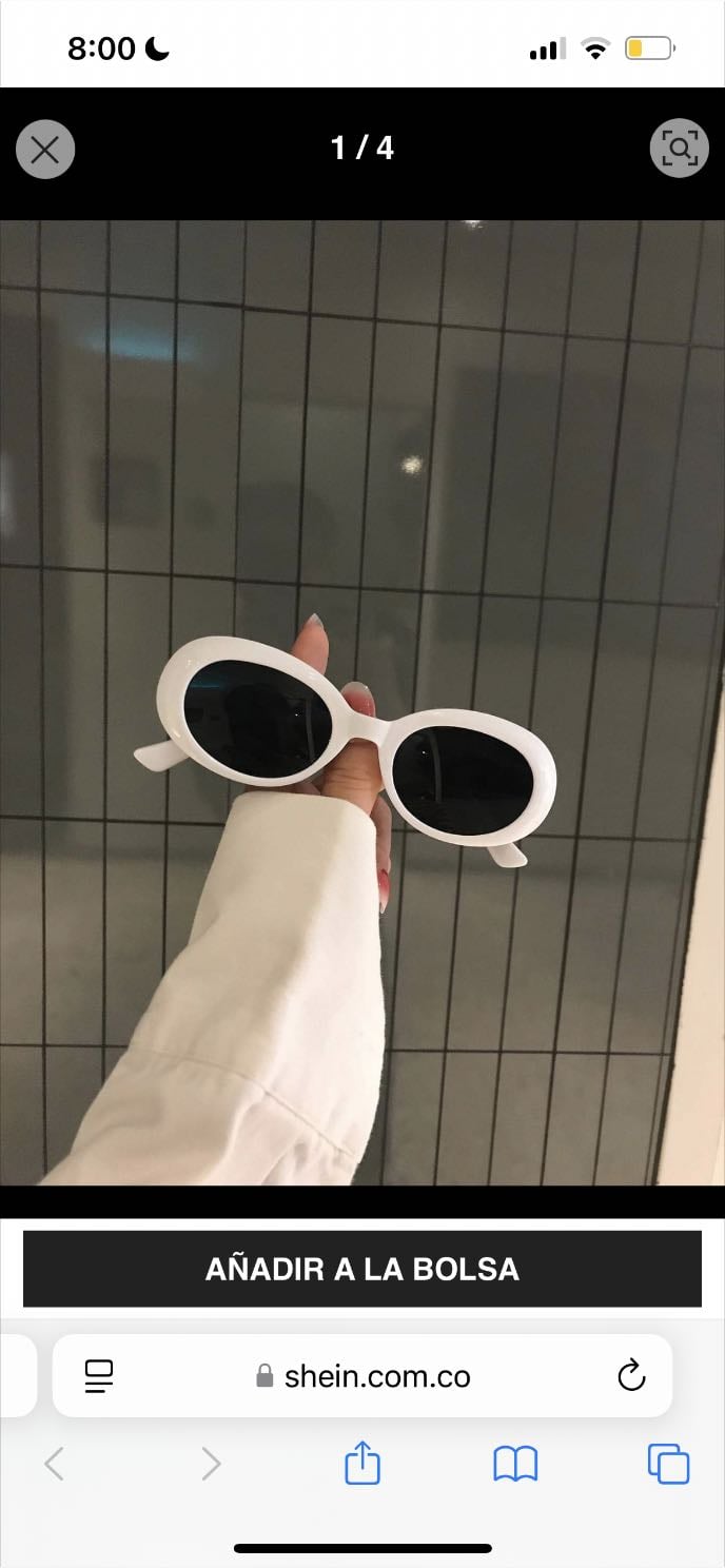 1 Pieza Gafas Ovaladas Con Revestimiento Blanco De Moda Para Mujeres, Accesorios De Playa, Básicas Para Atuendos De Mujer De Negocios Casuales En Otoño E Invierno, Regalos Para Vacaciones De Verano, P