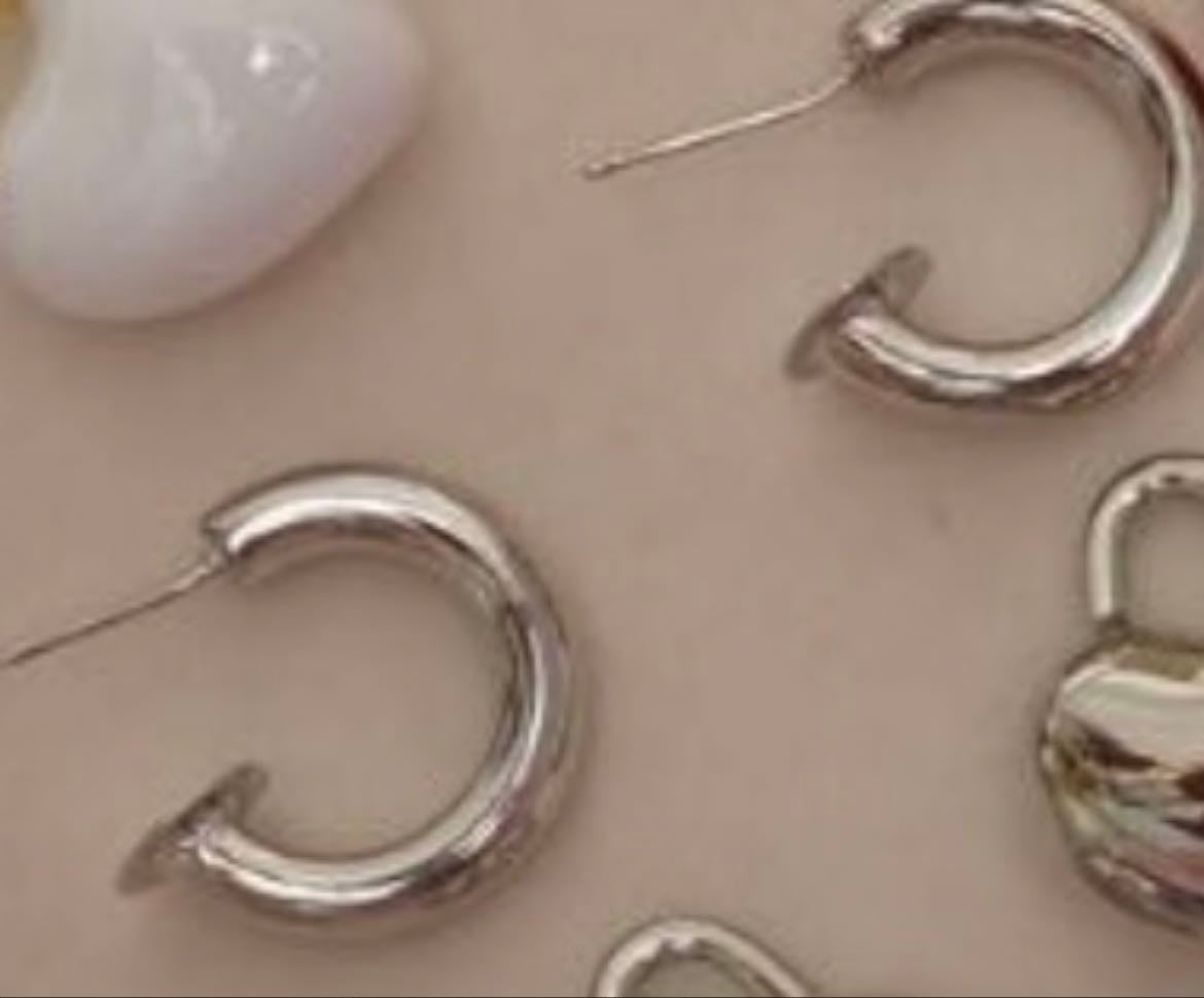 Aretes Plateado