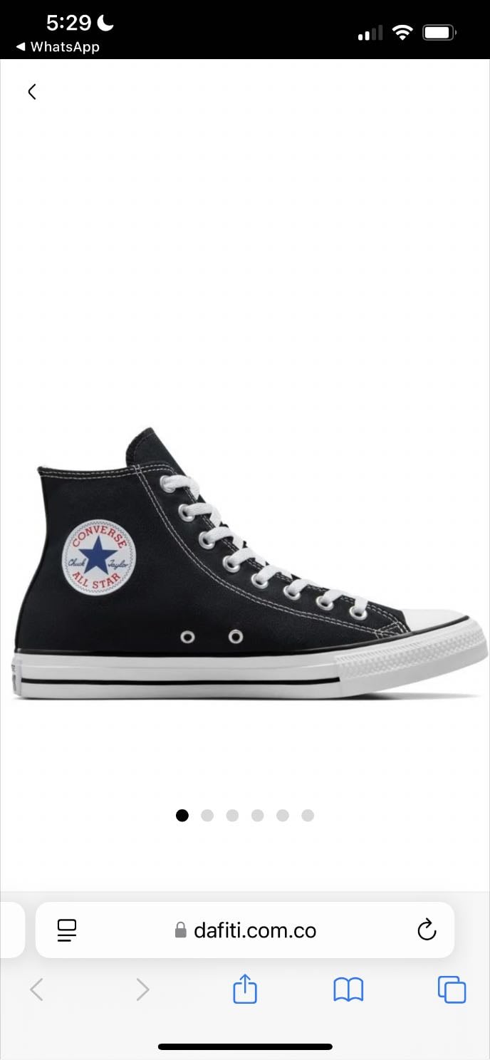 Converse negros All Star botines