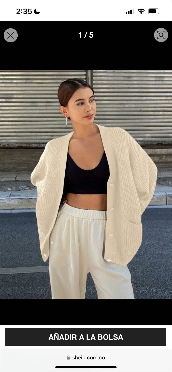 DAZY Cárdigan Largo De Manga Larga Con Cuello En V Y Ajuste Holgado Para Mujer, Ropa De Mujer Para Otoño