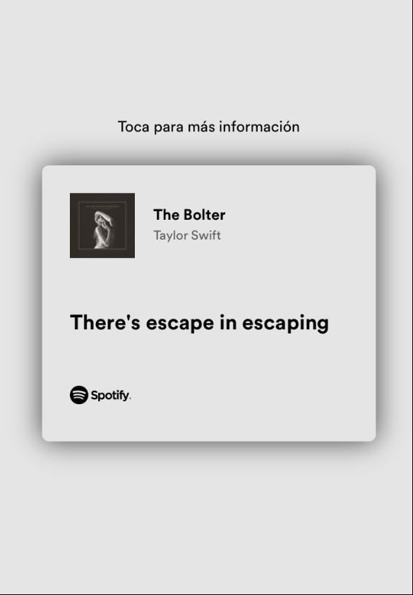 There’s escape in escaping
