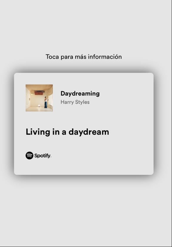 Living in a daydream