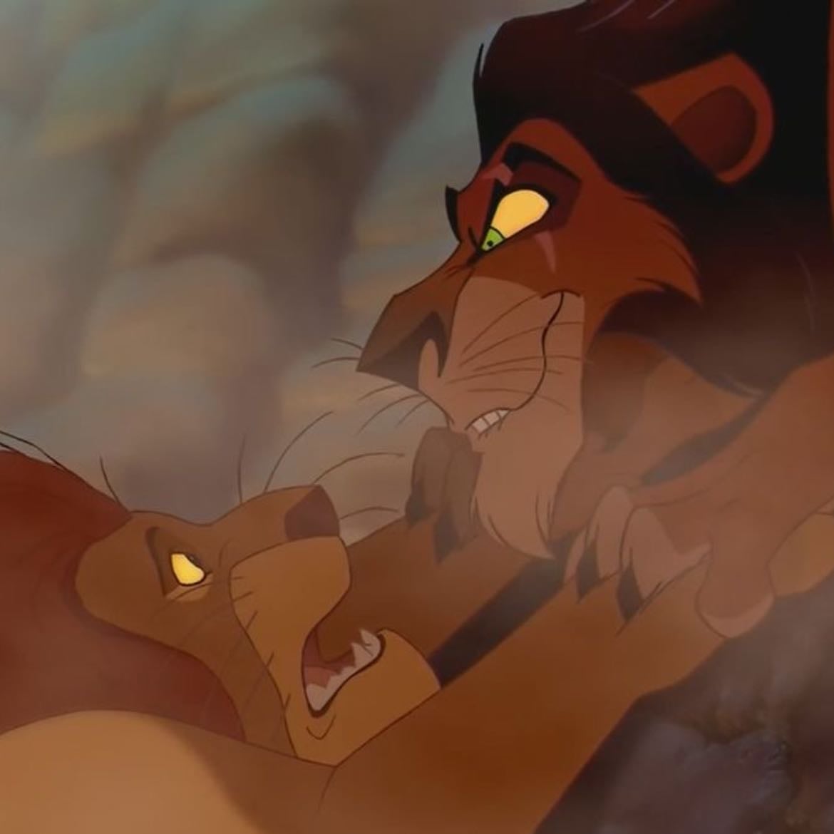 mufasa & scar - the lion king