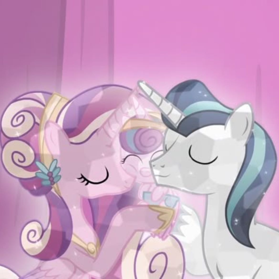 my little pony: shining armor & cadance