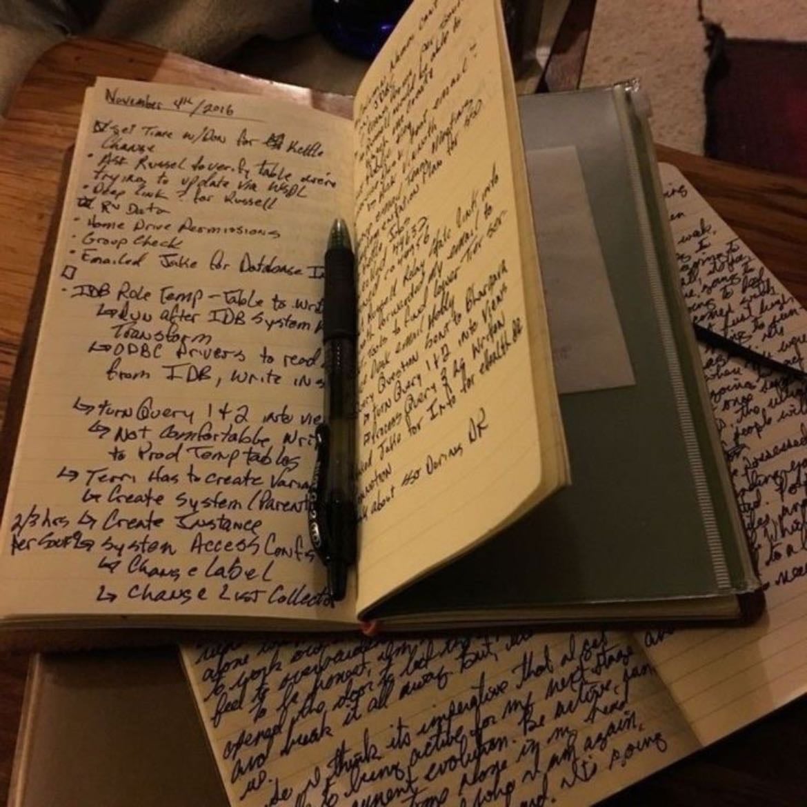 obsessively making lists - making lists about things I’ve watched, characters I’ve loved, and constantly piling it up so large that they feel overwhelming because I don’t want to forget any of them