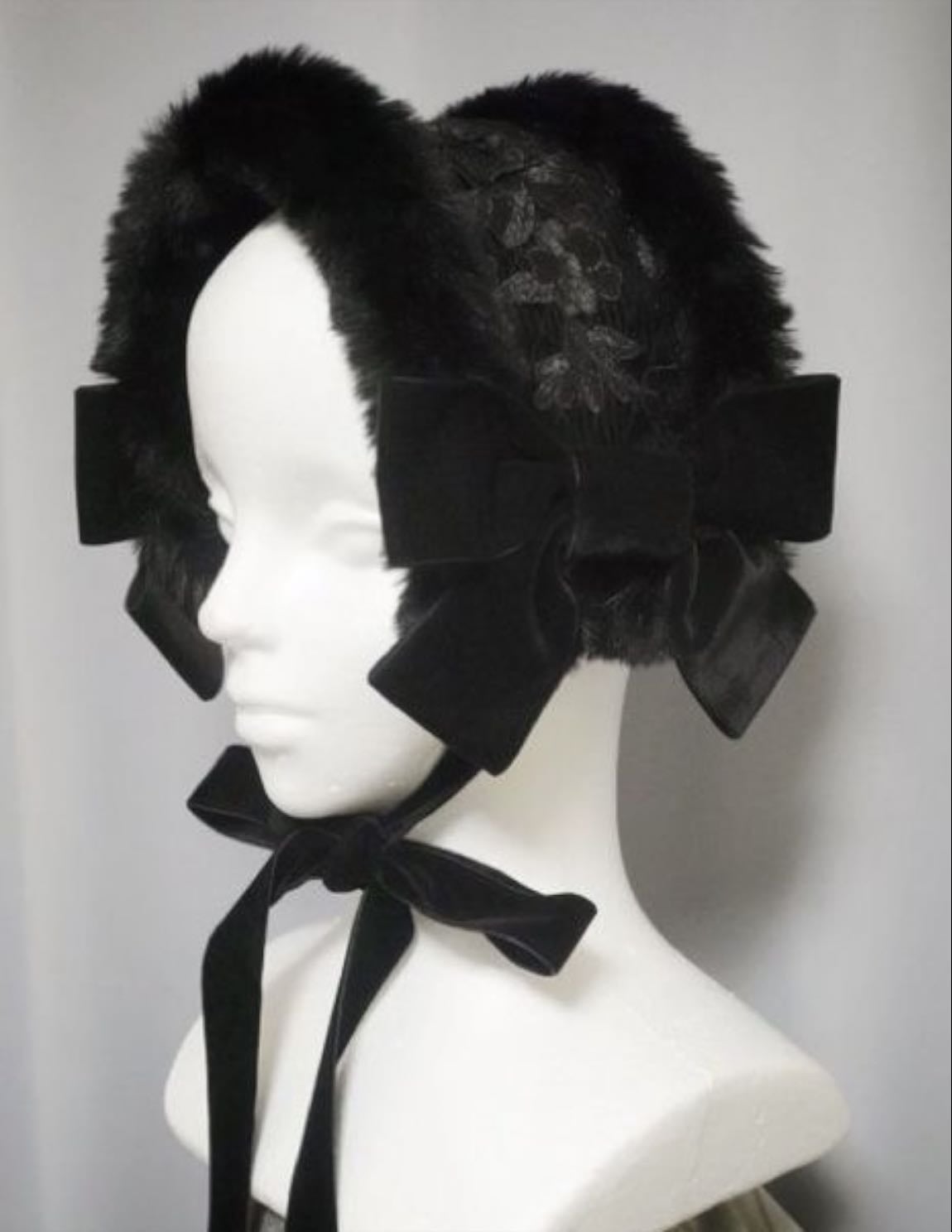 Black fuzzy headrest